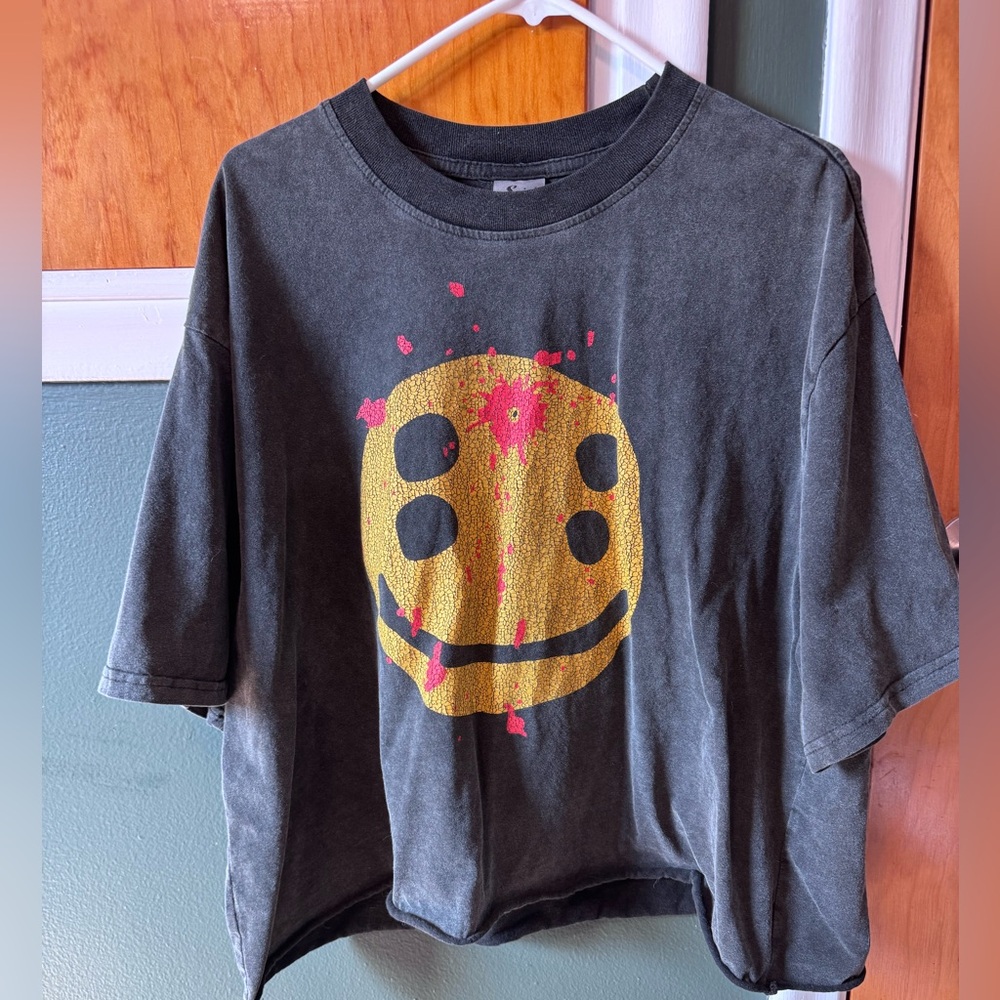 Smiley Face Headshot Vintage Tshirt